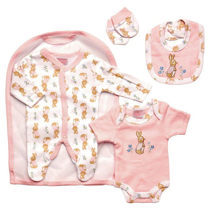 Premature Baby Boys/Girls 4 Pcs Set - Rabbit/Flowers/Carrot (3-5 to 5-8Lbs) (PK12) 45JTC9743
