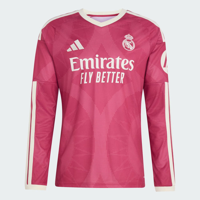 Real Madrid 26/27 Third Jersey Long Sleeve |  Wild Pink | Men's