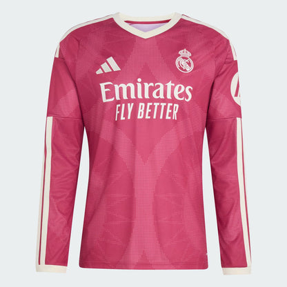 Real Madrid 26/27 Third Jersey Long Sleeve |  Wild Pink | Men's