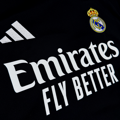 Real Madrid Entrenamiento Negro Corta