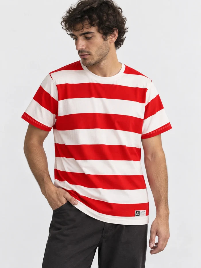 Remera Family Stripped Red Line Rojo Blanco — vista principal