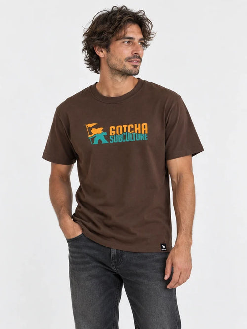 Remera Gotcha Crash Chocolate — vista principal