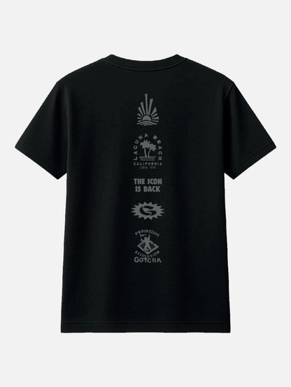 Remera Gotcha Full Back Negro