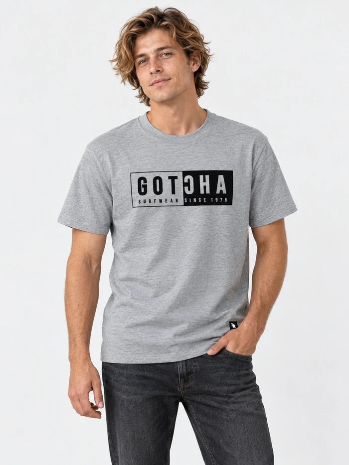 Remera Gotcha Grip Gris Melange — vista principal