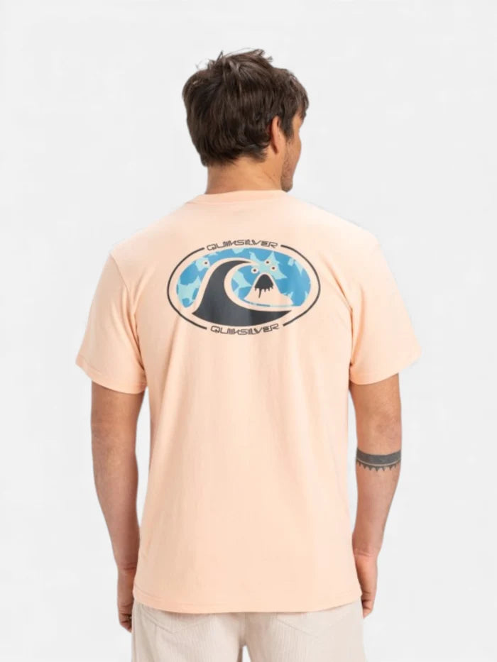 Remera Quiksilver Flower Chaos Coral