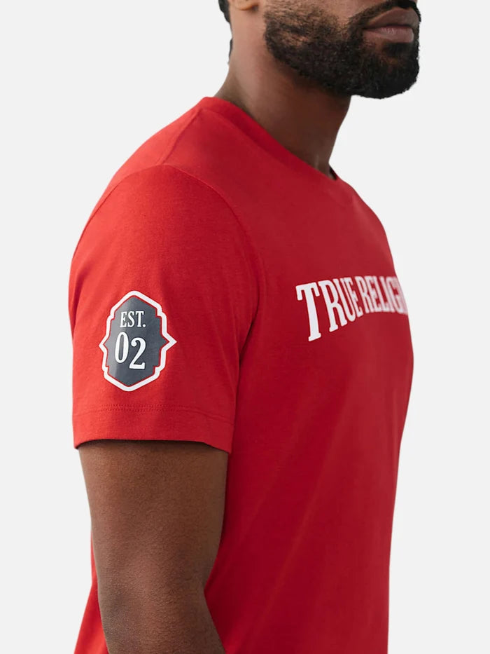 Remera True Religion Patch Tee Rojo