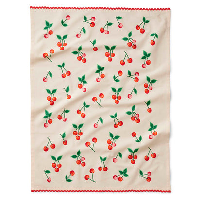 rifle-paper-cherries-tea-towel-open