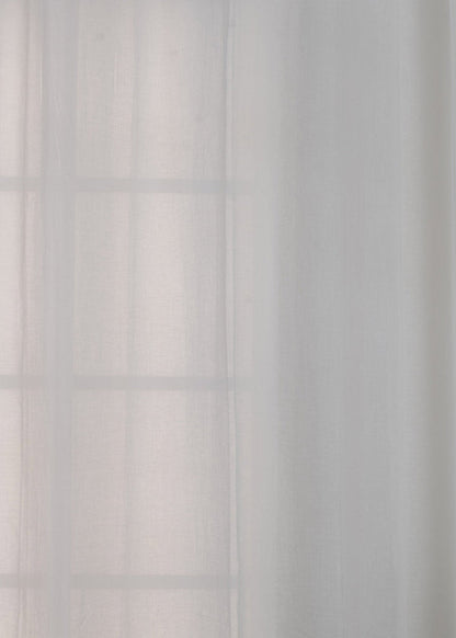 Solid Sheer Fabric - White