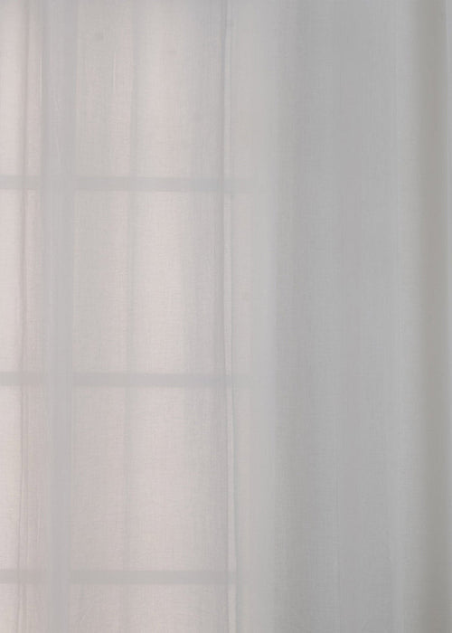 Solid Sheer Fabric - White