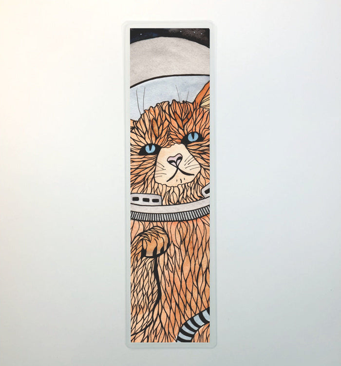 PinkPolish Design Bookmarks "Space Kitty", 2-Sided Bookmark