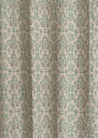 Spice Route printed cotton Fabric - Multicolor