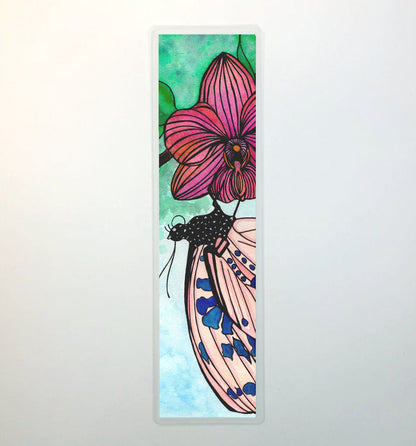 PinkPolish Design Bookmarks "Spotted Butterfly" 2-Sided Bookmark
