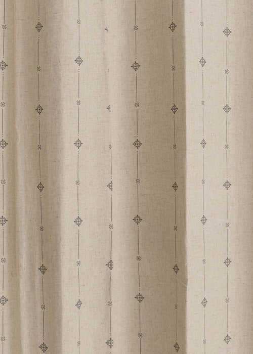 Tulsi Linen printed linen Fabric - Beige