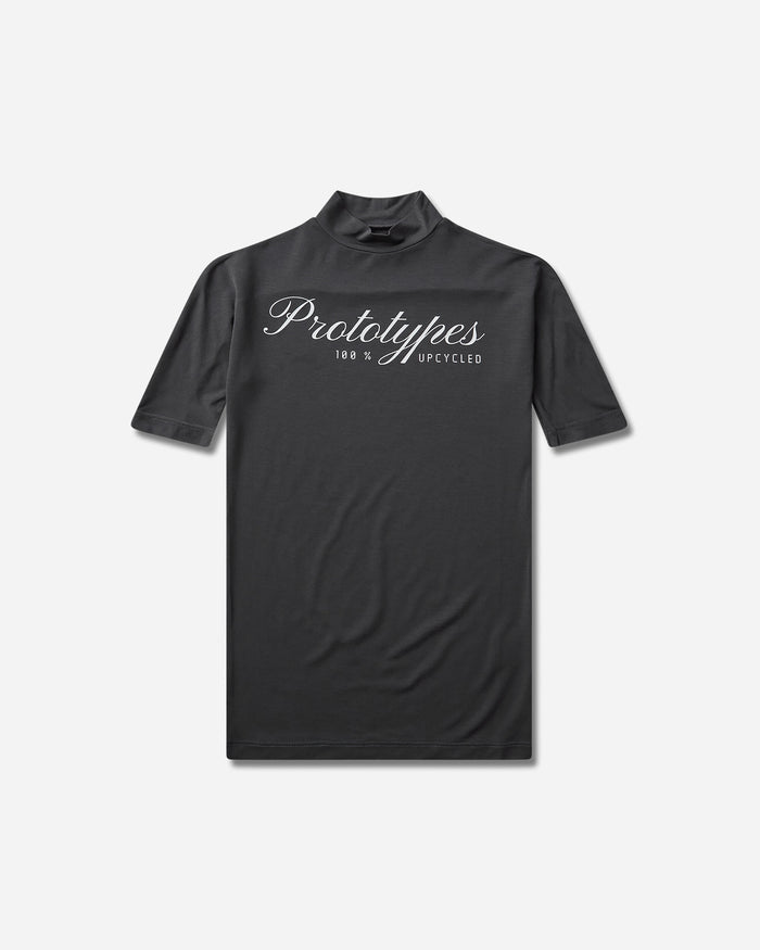 Prototypes Upcycled Fitted T-Shirt Black Butterblend Jersey T-Shirts Shortsleeve PTSCTP02WMBK BLACK