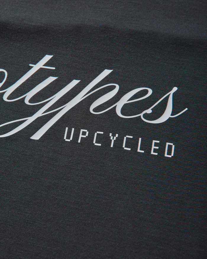 Prototypes Upcycled Fitted T-Shirt Black Butterblend Jersey T-Shirts Shortsleeve PTSCTP02WMBK BLACK