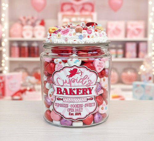 Valentine Cookie Jar - Cupid's Bakery