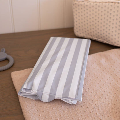 Wilby & Wonder – Travel Baby Changing Mat - Blue Stripe
