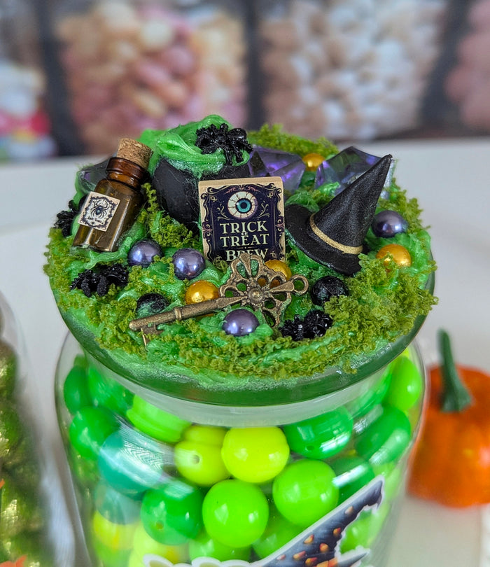 Witch Candy Jar for Halloween Treats