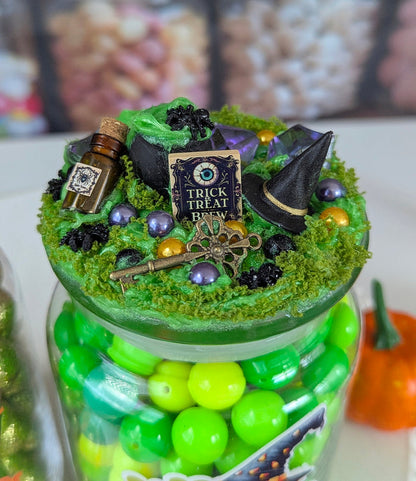 Witch Candy Jar for Halloween Treats