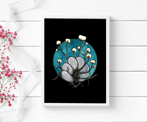 PinkPolish Design Art Prints "Zombie Pill Bug"  Watercolor Painting: Art Print