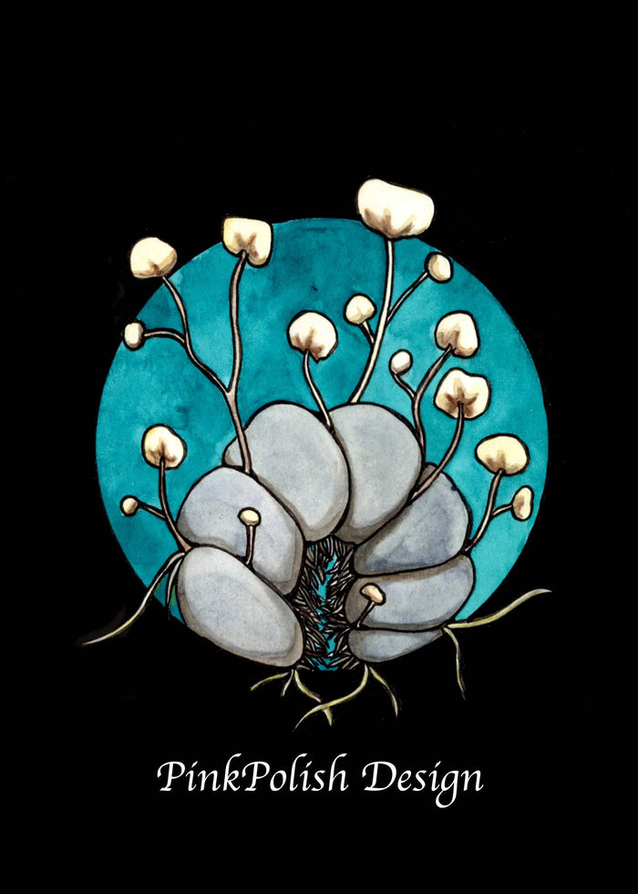 PinkPolish Design Art Prints "Zombie Pill Bug"  Watercolor Painting: Art Print